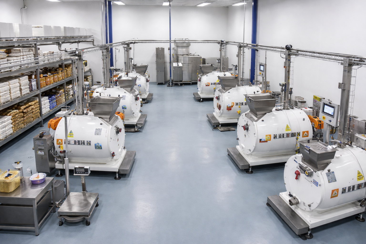 一次加工 カカオニブ・カカオマス研磨工程